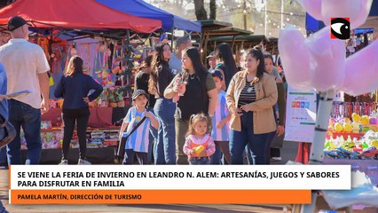 Se viene la Feria de Invierno en Leandro N. Alem