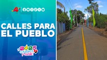 ¡Estrenan calles nuevas en el barrio B15! 🛣️🚧 Gracias al Programa Calles para el Pueblo 👏🇳🇮