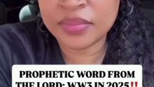 Prophetic words of the Lord about ww3