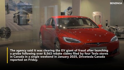 Elon Musk's Tesla Cleared Of Fraud By Canada In $43 Million ZEV Rebates Case