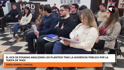 El HCD de Posadas analizará los planteos tras la audiencia pública por la tarifa de taxis