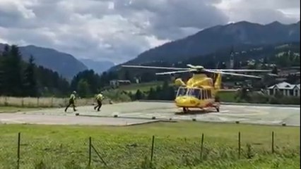 Val di Fassa, il video dei soccorsi dell'escursionista morto a 50 anni