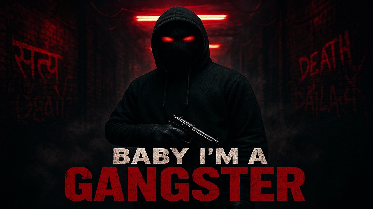 baby i'm a gangster (official drill rap) | dark desi hiphop | indian drill beat 2025