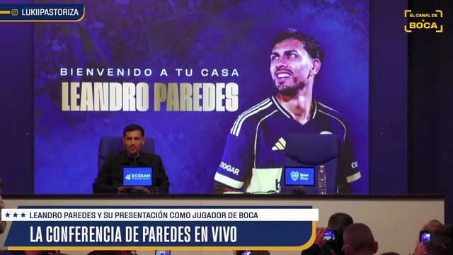 Leandro Paredes: Me daba un poco de miedo el saber si iba a venir gente