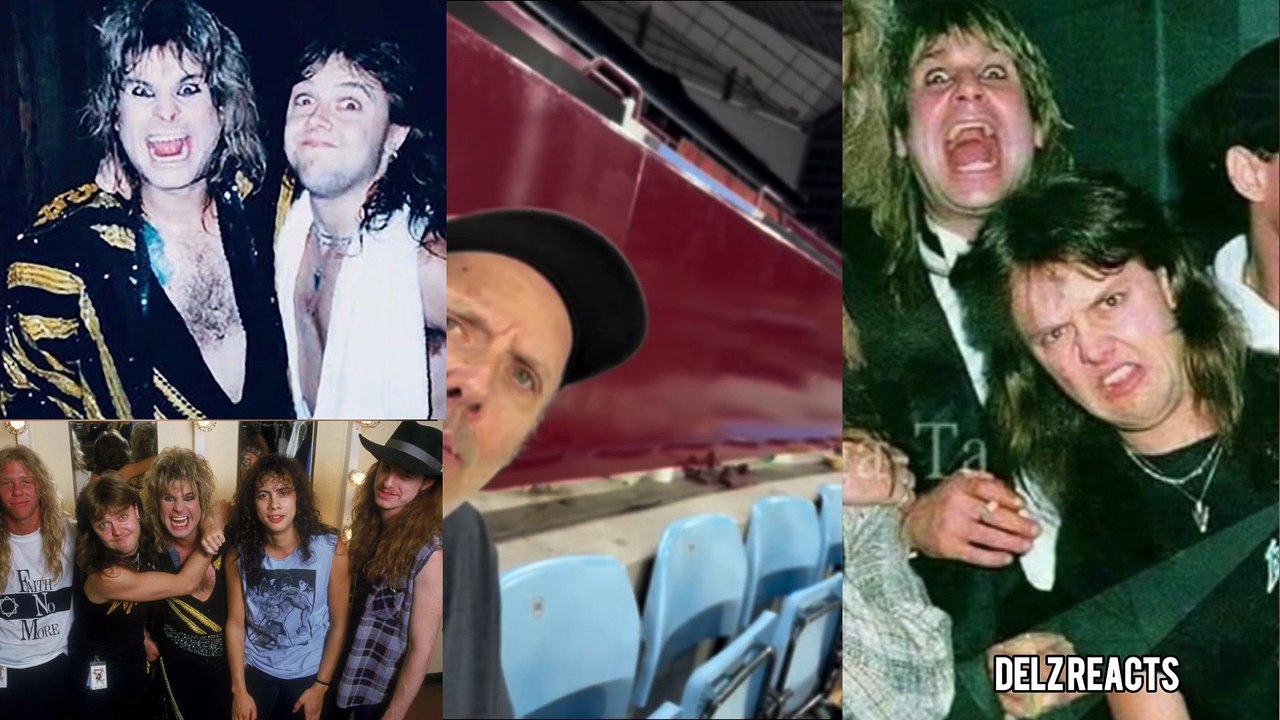 Metallica Lars Ulrich Before and After Ozzy Osbourne Black Sabbath Last Show,Back to the Beginning