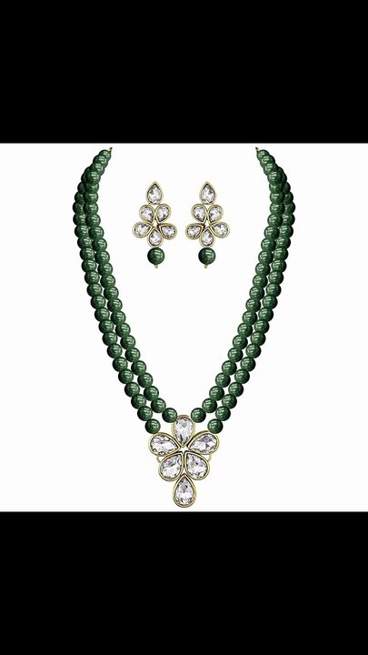 I Jewels Gold Plated Traditional Kundan & Pearl Studded Necklace Jewellery Set For Women https://amzn.to/4eNCamj #JewelryDesign #KundanJewelry #GoldPlated #TraditionalJewelry #NecklaceSet #PearlJewelry