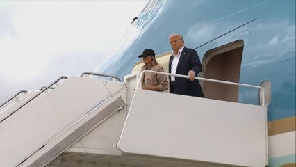 Trump and Melania’s Emotional Meeting with USAF Officer and Wife