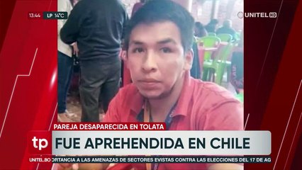 Pareja reportada como desaparecida fue detenida en Chile por tráfico de drogas