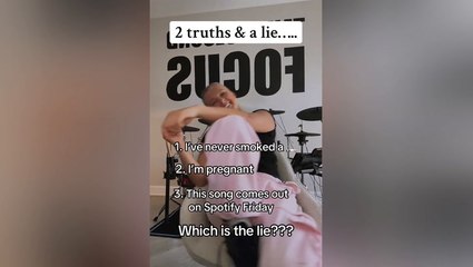 Watch as JoJo Siwa addresses pregnancy rumours with Chris Hughes