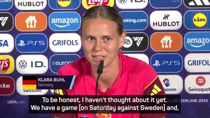 Germany not looking for revenge against England - Buhl