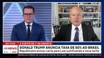 Qual será futuro da economia brasileira após tarifaço de 50% anunciado por Trump? Bancada debate