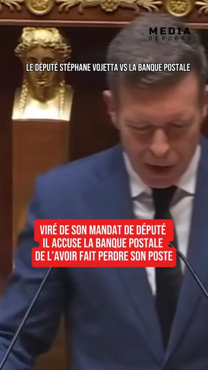 Un député viré à cause… de la Banque Postale ? 😳Stéphane Vojetta perd son mandat pour une histoire de compte ouvert trop tard.Entre scandale, accusations et réactions enflammées, les réseaux s’agitent.