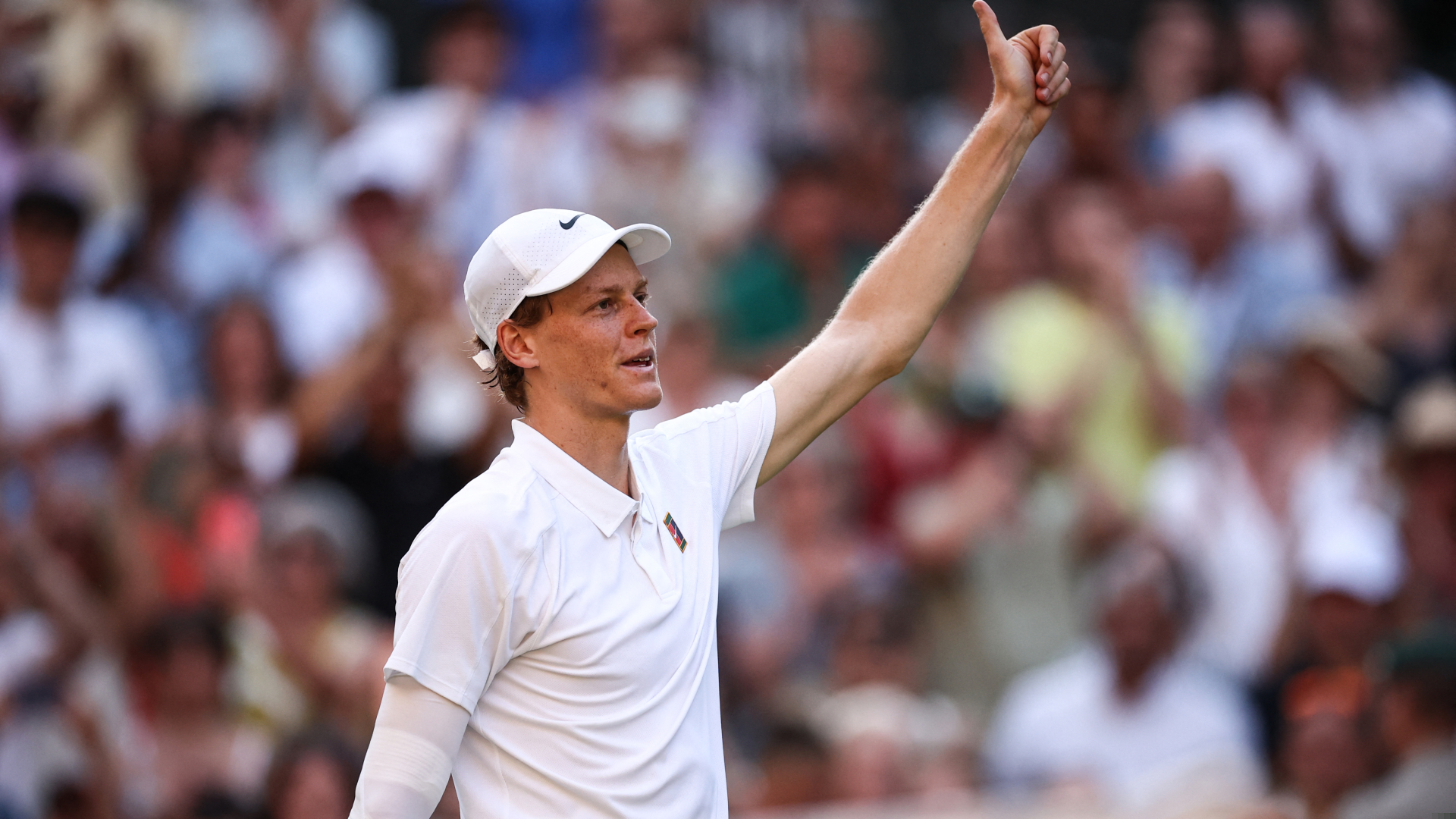 Sinner defeats Djokovic to reach first Wimbledon final | Highlights
