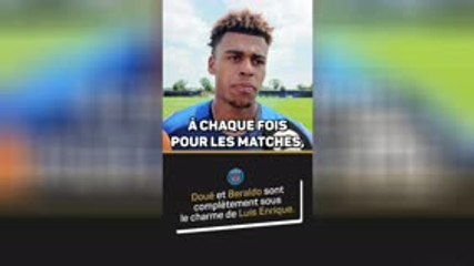PSG - Doué et Belardo complètement sous le charme de Luis Enrique