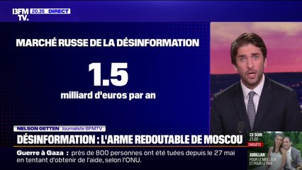 L'ENQUÊTE DU 20H BFM - La Russie mène une guerre de désinformation