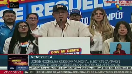 Venezuela | Jorge Rodriguez demands return of children kidnapped by U.S.