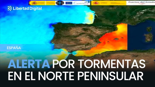 Alerta por tormentas intensas y persistentes en el norte y noreste peninsular