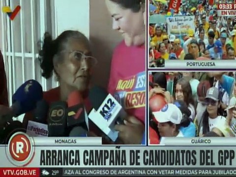 Monagas | Pueblo de Maturín expresa su respaldo a los candidatos del GPPSB