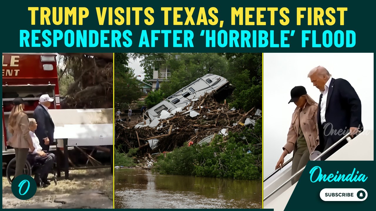 Trump in Texas BREAKING: Trump Surveys Texas Flood Damage; 120 Killed, 160 Missing in Texas