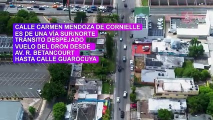 Así esta la calle Carmen Mendoza de Cornielle. Vea éste reporte antes de recorrerla