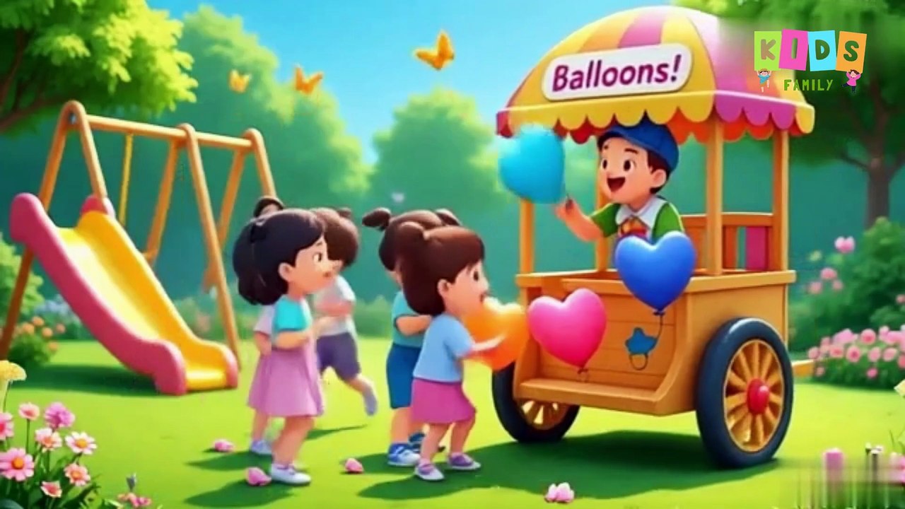 Colorful Balloon Animation for Kids | Fun with Balloons 🎈🎨 | #fun #balloon #animation #cartoon