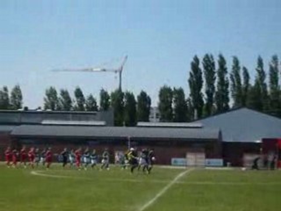 Henin Beaumont - FC Rouen....entrée des joueuses