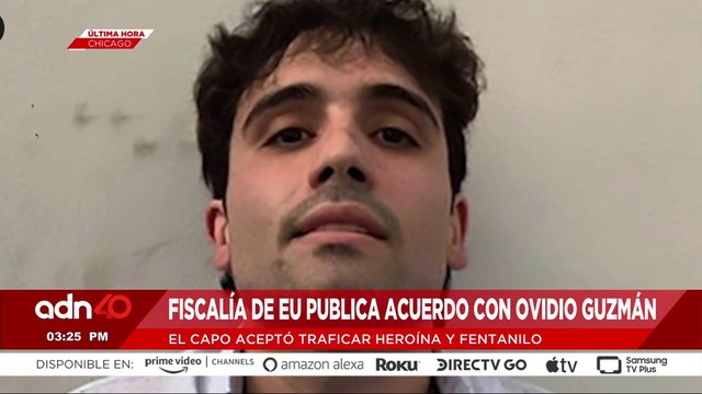 🚨¡Última Hora! Ovidio Guzmán admitió su responsabilidad en el tráfico de fentanilo y otras drogas