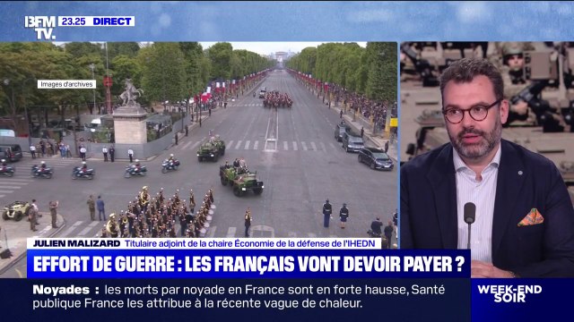 Augmentation du budget de l'armée: L'effort budgétaire est substantiel par rapport aux difficultés financières de la France , estime Julien Malizard (IHEDN)