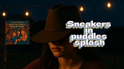 Sneakers in puddles splash