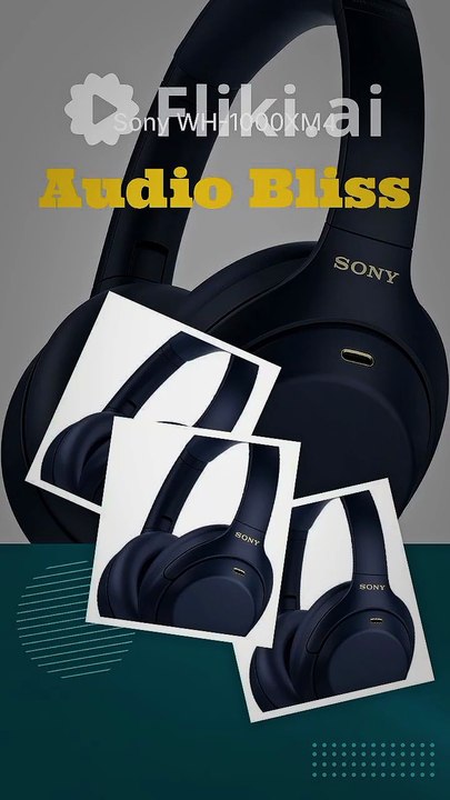 Sony WH-1000XM4 Wireless Premium Noise Canceling Overhead Headphones with Mic for Phone-Call