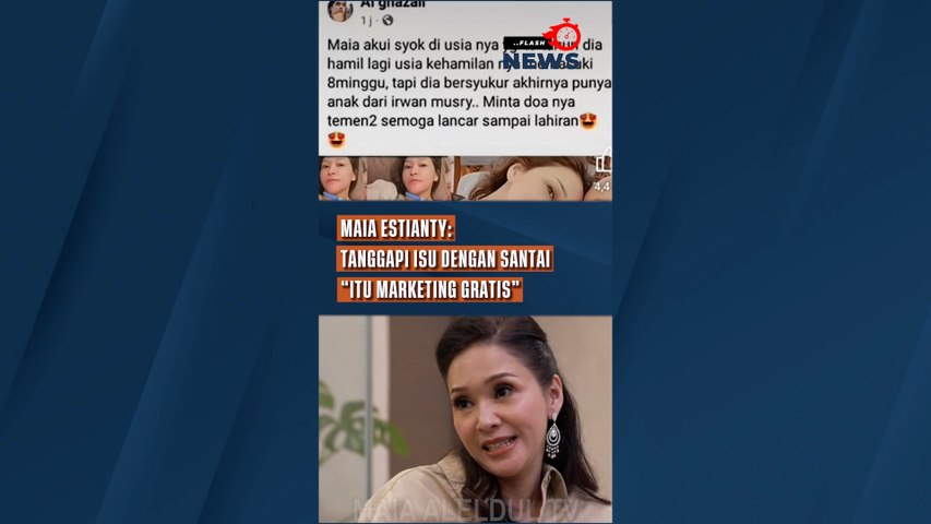 Maia Estianty Tanggapi Isu dengan Santai: Itu Marketing Gratis