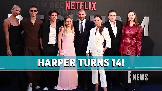 See Brooklyn Beckham Celebrate Harper Beckham’s 14th Birthday