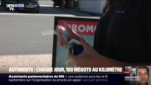 Des cendriers de poche distribués sur les aires d'autoroutes pour dissuader les fumeurs de jeter leurs mégots par la fenêtre