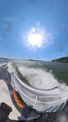 Man Falls Into Water While Speeding on Jet Ski