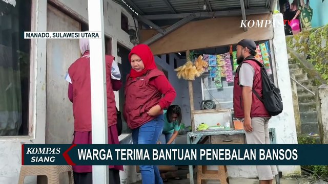 Bansos Tambahan Rp 400 Ribu Cair untuk Keluarga Penerima PKH di Manado | KOMPAS SIANG