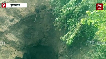 गिरिडीह में नेशनल हाईवे के किनारे बना गोफ, हादसे का खतरा