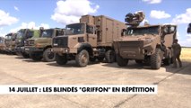 14 juillet : les blindés «Griffon» en répétition