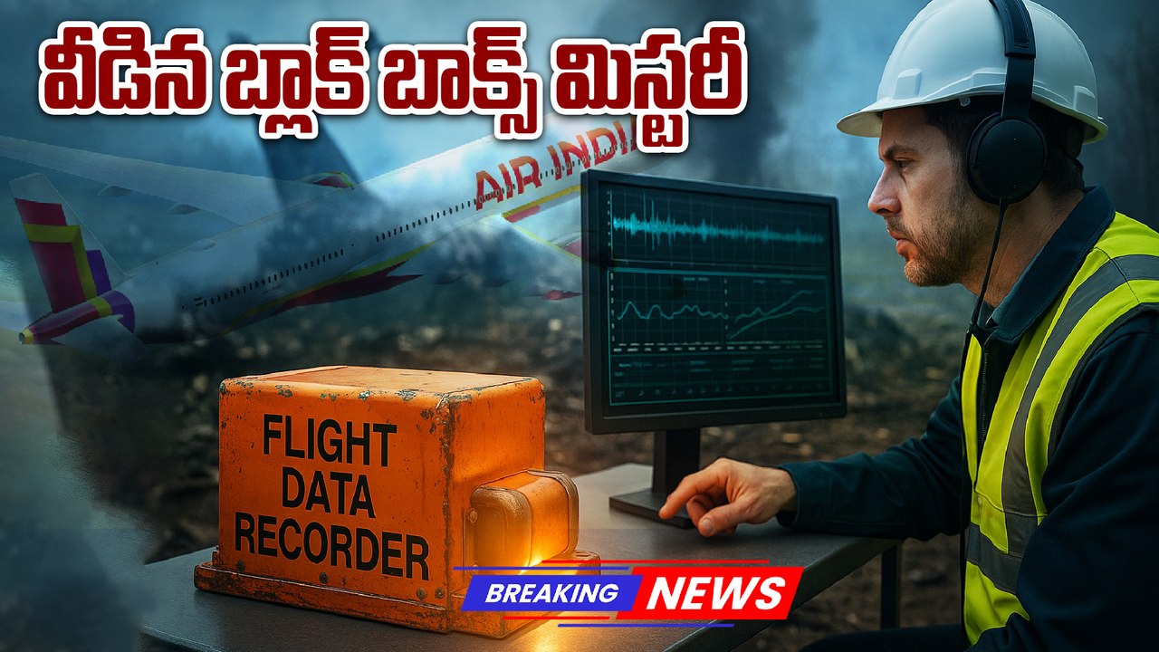 Black Box Gives Crucial Details In AI-171 | Crash Investigation | AI-171 విమాన ప్రమాద వివరాలు