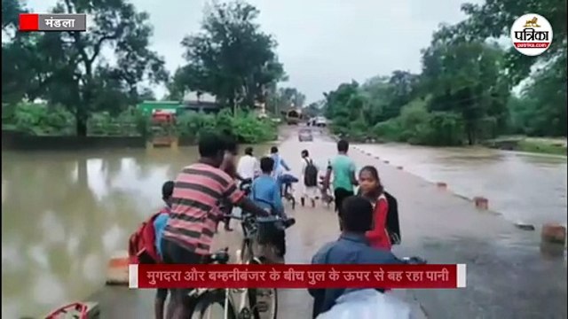 झमाझम बारिश से उफान पर नदी-नाले