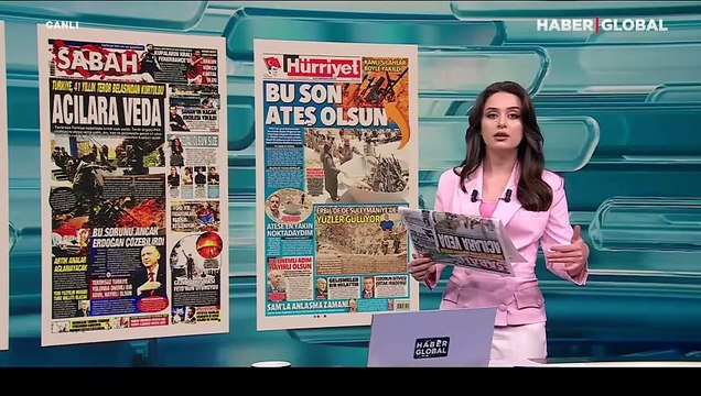 Terör örgütü PKK işte burada silahları bıraktı! İlk kez Haber Global görüntüledi