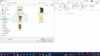 How to Add image behind Text in Word