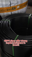 Impact Resistance in Transit of HDPE Pipe