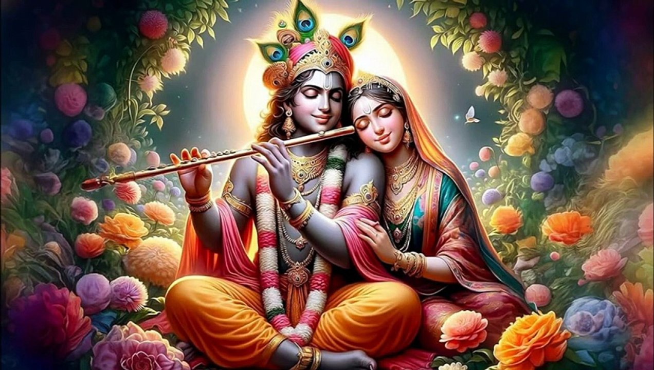 🌸 Shyam Me Hai Radha Ya Radha Me Hai Shyam  💖 Divine Radha Krishna Bhajan 🎶🙏