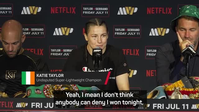 'No one can deny I won tonight' - Taylor delighted after third win over Serrano