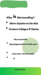 Microneedling info