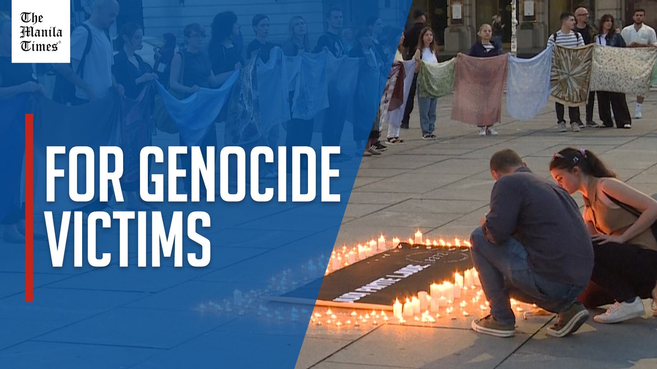 Candles lit in Belgrade for Srebrenica genocide victims