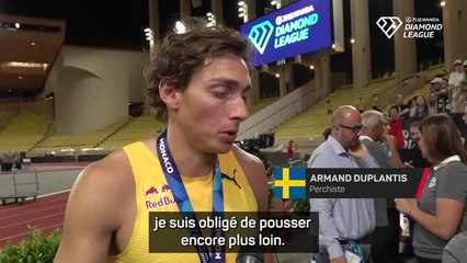 Monaco - Duplantis : "Ils veulent tous me battre, je dois toujours être à mon meilleur niveau"