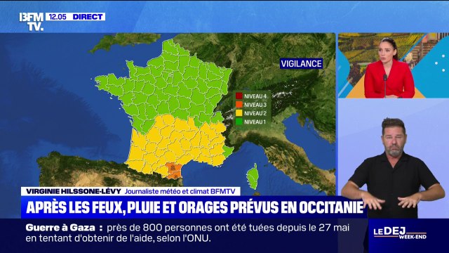 Deux départements placés en vigilance orange pluie-inondation et orages