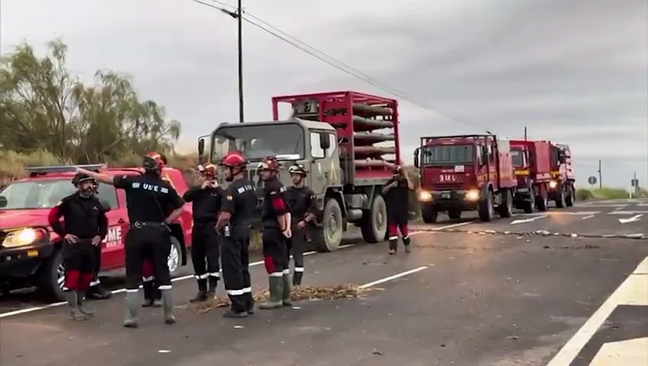 La UME se despliega en Aragón tras la alerta roja por fuertes lluvias en la Ribera del Ebro