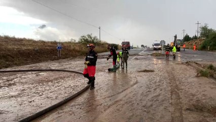 Aragón continúa en alerta tras los daños causados de madrugada por las tormentas